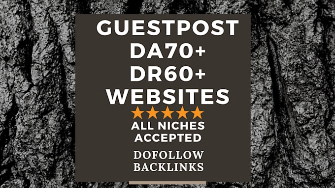 Gig Preview - Publish a guest post on high da dr website