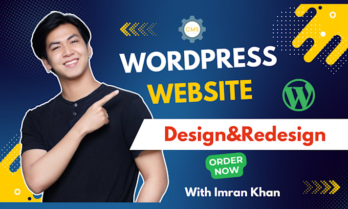 Gig Preview - Build professional wordpress website design and ecommerce