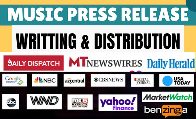 Gig Preview - Write music press release, press release distribution, artist bio, SEO crypto pr