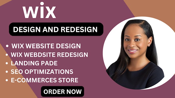 Gig Preview - Design and redesign a wix website or wix online store