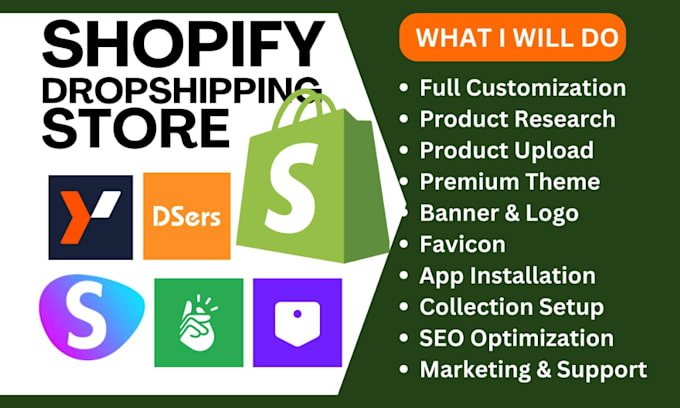 Bestseller - create shopify dropshipping store via hypersku dropified spocket zendrop dsers