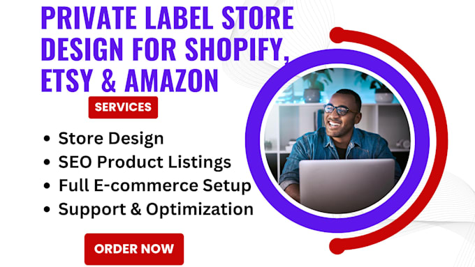 Bestseller - design shopify private label etsy private label amazon private label store