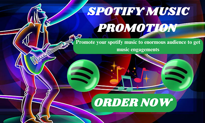 Gig Preview - Do viral spotify music track promotion to boost streams