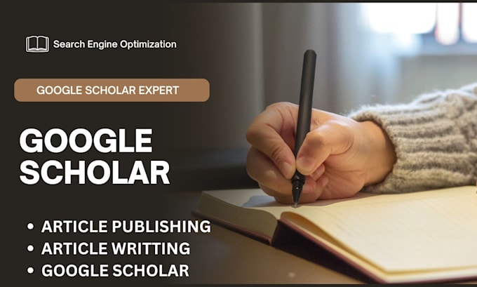 Gig Preview - Write and publish your research article in high index journals on google scholar