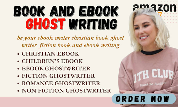 Bestseller - be your ebook writer christian book ghost writer  fiction book and ebook writing