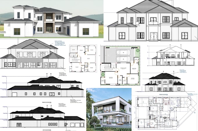 Gig Preview - Do 2d floorplan,blueprint,draftsman service,autocad drawing,3d house rendering