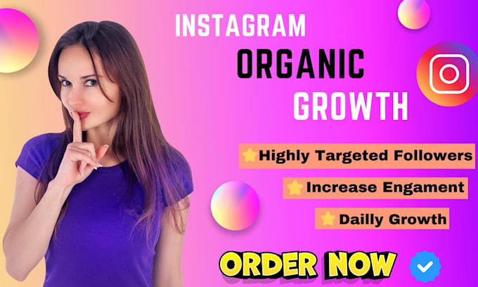 Gig Preview - Super fast instagram organic growth and management