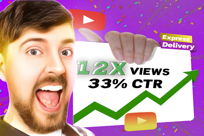 Gig Preview - Design amazing youtube thumbnail that attract viewers