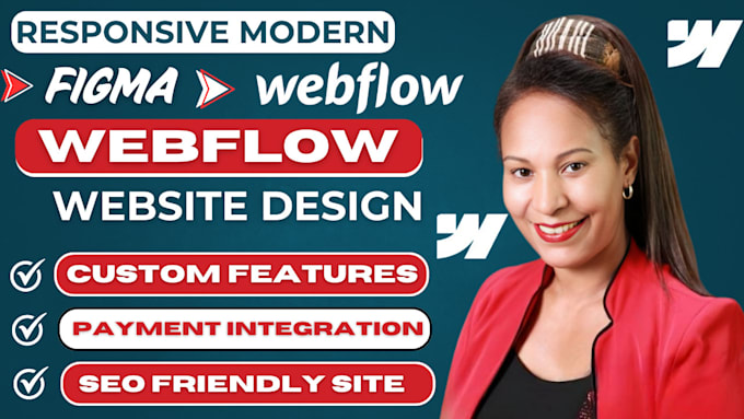 Gig Preview - Develop a responsive webflow website, figma to webflow design