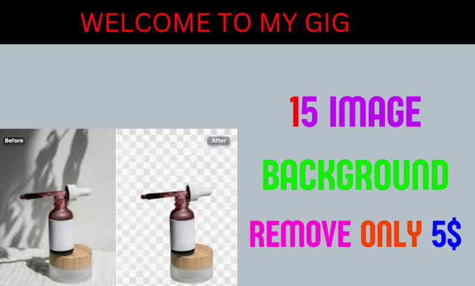 Gig Preview - Best photo removal and ai background