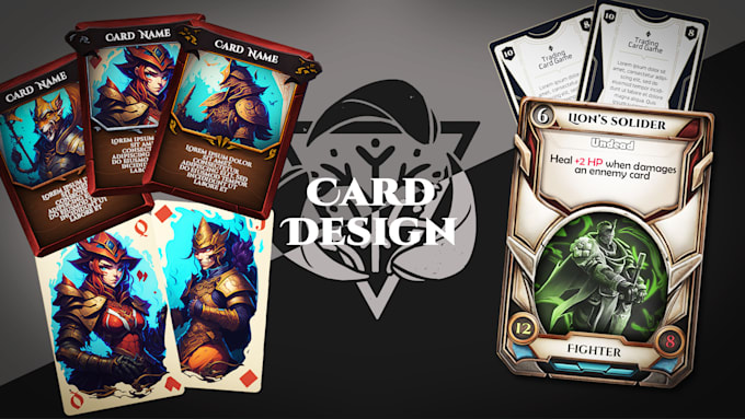 Bestseller - design unique trading card, 3d cards for your project