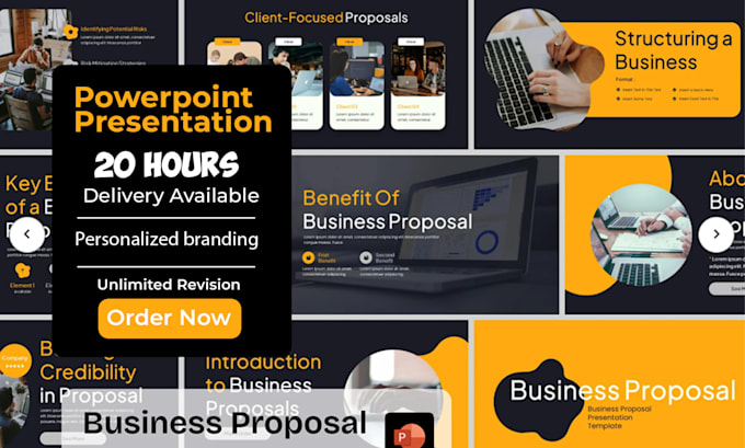 Gig Preview - Design investor pitch deck business powerpoint presentation in less than 2 days