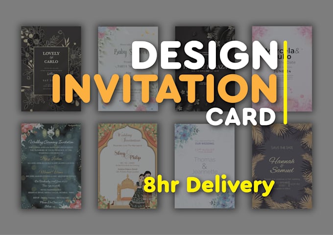 Bestseller - design stunning and custom invitation cards for any event