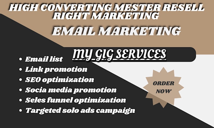 Gig Preview - Boost sales of master resell rights courses with expert mail marketing campaign