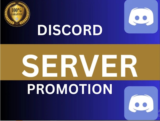 Gig Preview - Advertise, boost and grow your discord server, organic promotion to get members