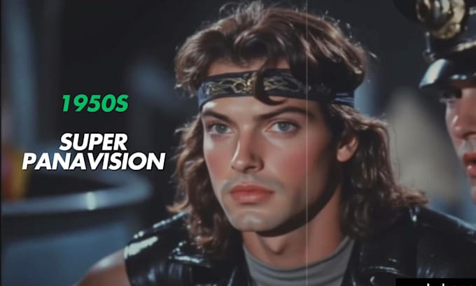 Gig Preview - Create ai 1950s super panavision movie trailer