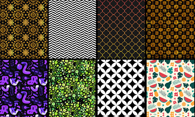 Gig Preview - Design seamless repeat pattern design