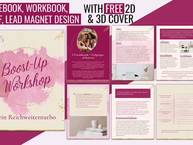 Gig Preview - Do professional branded PDF lead magnet, ebook and workbook