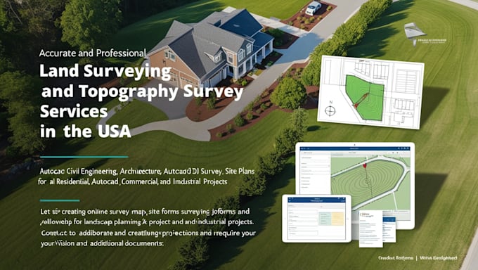 Bestseller - make topography survey, land surveying , survey map, planing in USA