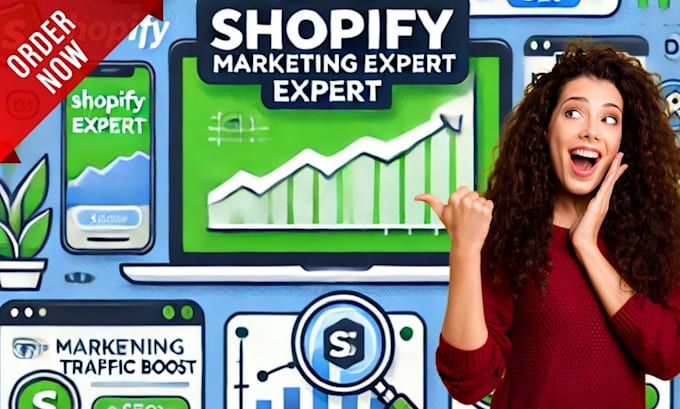 Gig Preview - Boost shopify sales with high converting marketing and SEO strategy