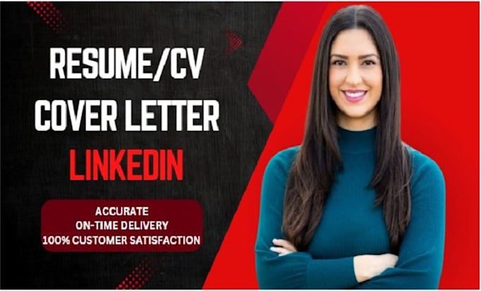 Gig Preview - Write executive ats CV resume cover letter and optimize linkedin