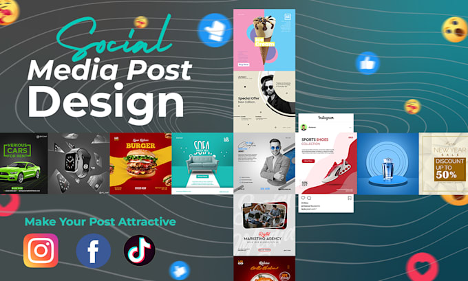 Gig Preview - Design social media posts, banner ads