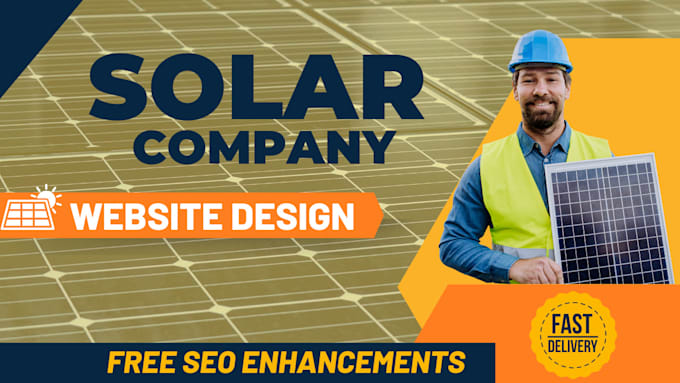 Gig Preview - Design a solar website with high converting pages for your local business