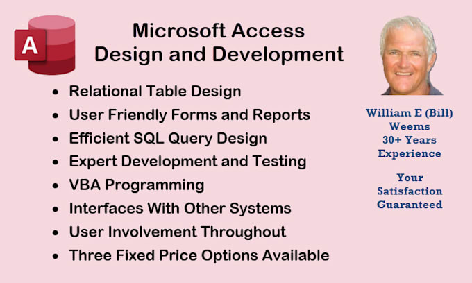 Gig Preview - Improve your business processes with a custom microsoft access database