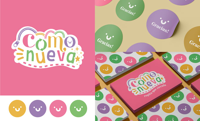 Gig Preview - Create fun and creative kids logo for your brand