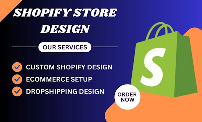 Gig Preview - Design profitable shopify website, redesign revamp clone edit dropshipping store