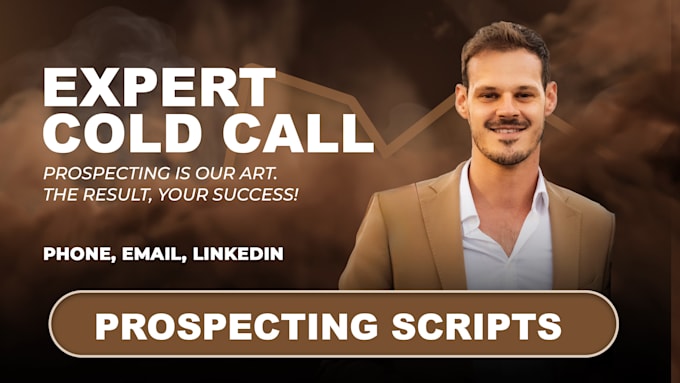 Bestseller - write custom cold call, email and linkedin scripts for sales prospecting