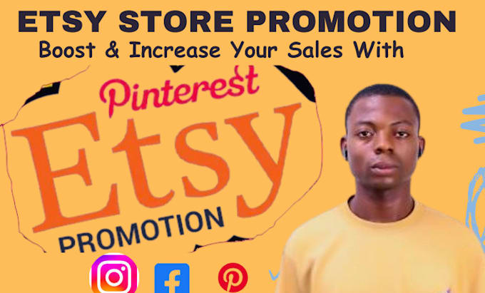 Gig Preview - Promote etsy store to pinterest for etsy traffic etsy sales