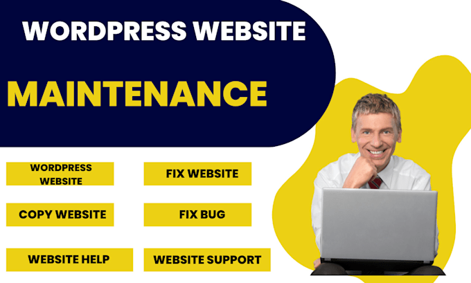 Gig Preview - Provide wordpress website maintenance, bug fixes customization, support and help