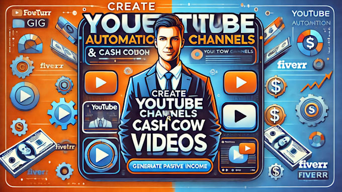 Gig Preview - Create yt automation channels cash cow videos that generate passive income