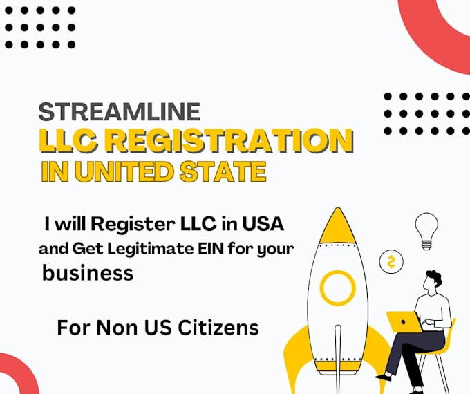 Gig Preview - Do streamline llc registration in US and obtain legitimate ein