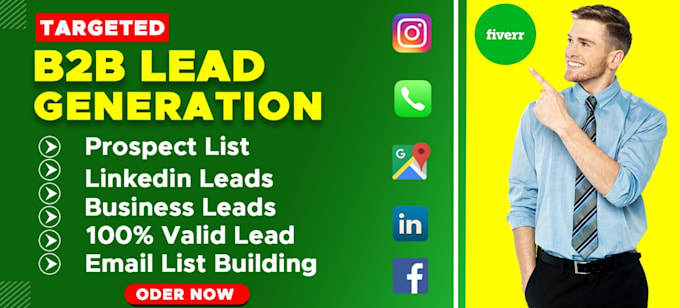 Bestseller - do targeted b2b leads linkedin leads email list building