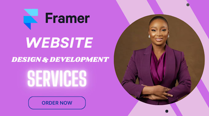 Gig Preview - Do framer website development figma to framer website design framer landing page