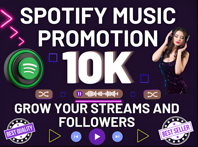 Gig Preview - Do spotify music promotion, USA spotify promotion spotify album marketing