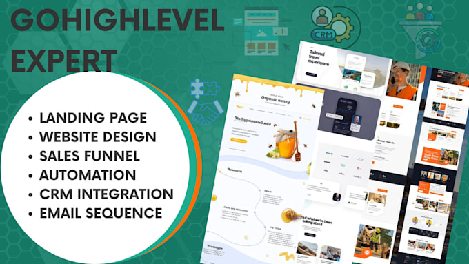 Gig Preview - Build gohighlevel sales funnel gohighlevel sales funnel gohighlevel landing page