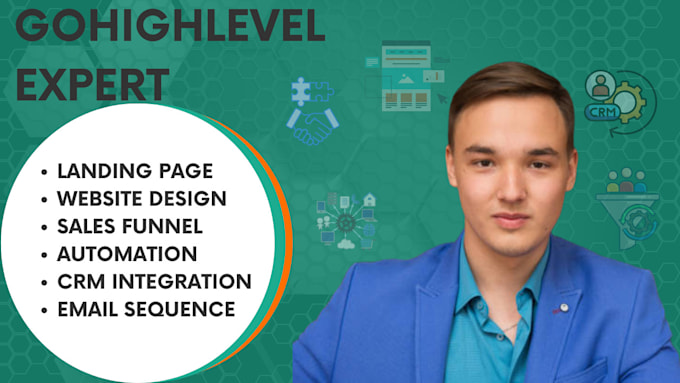 Gig Preview - Be your gohighlevel sales funnel go high level landing page ghl website expert,