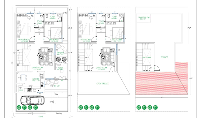 Gig Preview - Redraw floor plans for real estate as an architect or draftsman