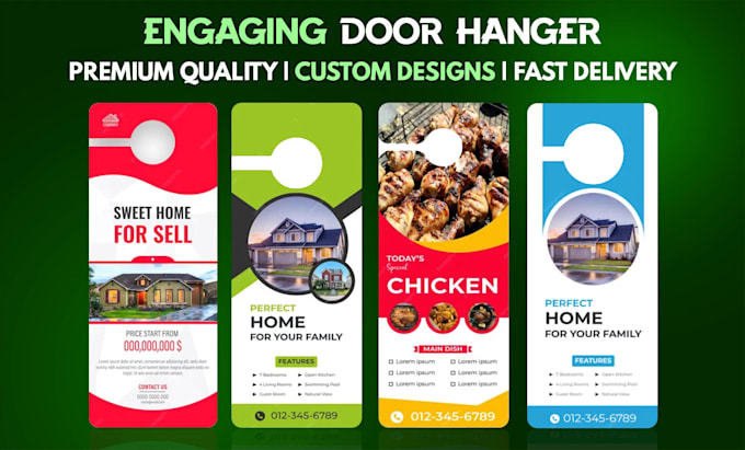 Gig Preview - Design attention grabbing and eye catching door hanger within few hours