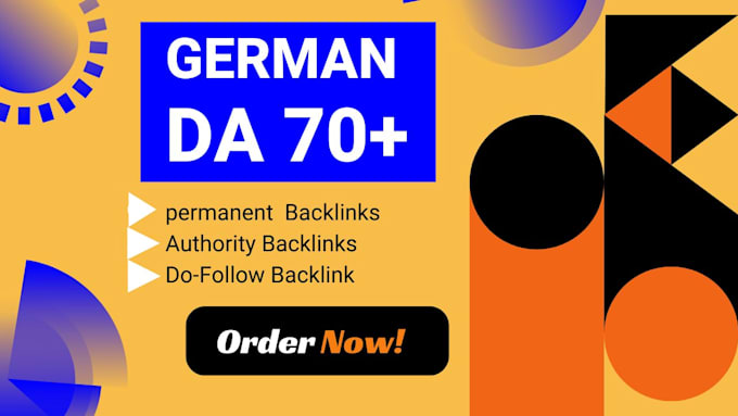 Gig Preview - Make da 50 german backlinks