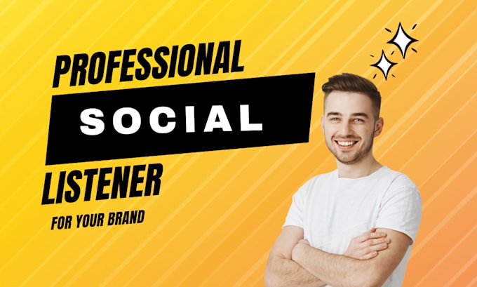 Gig Preview - Expert social listening for your brand