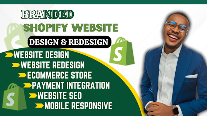 Gig Preview - Create shopify website shopify print on demand store, dropshipping shopify store