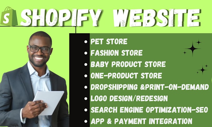 Gig Preview - Build shopify pet store revamp shopify fashion store setup baby product store