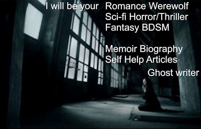 Gig Preview - Ghostwrite and rewrite thriller stories, mystery sci fi, or romance books