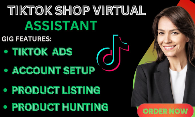 Gig Preview - Be your tiktok shop virtual assistant , tiktok shop affiliate marketing