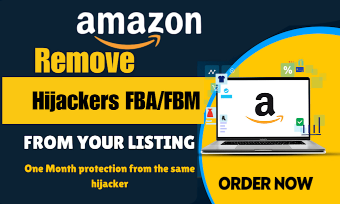 Gig Preview - Remove amazon hijacker storefront within 10min removal seller fba fbm listing