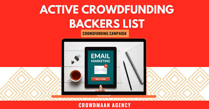 Gig Preview - Provide active crowdfunding backers email lists